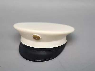 Vintage 1964 GI Joe Hasbro Japan Marine Dress Hat Hard White Plastic • $14.02