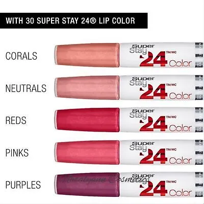 Maybelline SuperStay   24  HR  Lip Colour Lipstick  NEW BOXED - FREE POST • £5.49