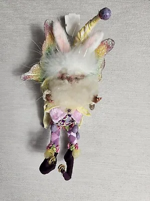 Mark Roberts Bunny Rabbit Ears Easter Egg Spring Fairy Ornament Rainbow Wings 9” • $59.99