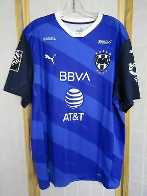 NWT PUMA Monterrey Away Replica Short Sleeve Polyester Jersey Shirt Mens Size XL • $24.99