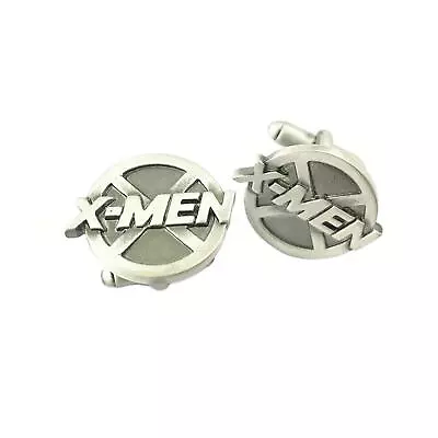 X-Men Logo Fashion Novelty Cuff Links Movie Comic Series With Gift Box • $11.97