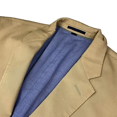 J.Crew Men's Ludlow 100% Cotton Slim Fit 2-Button Chino Blazer Khaki/Tan • 44R • $69.99