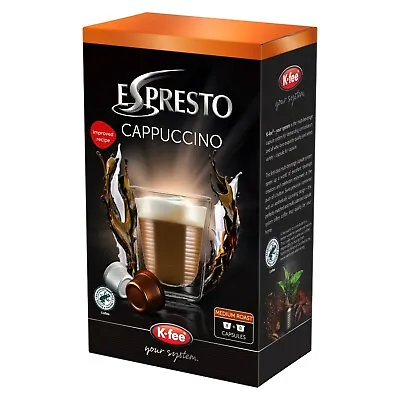 K-fee Espresto Cappucino Coffee Pods - 6 X 16 - 96 Capsules • £30.99