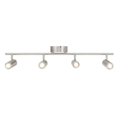 £90.53 • Buy EnviroLite Track 4-Light Kit Brushed Nickel Integrated Led Fixed Dimmable (240V)
