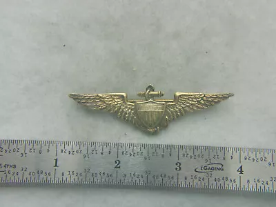 Military US Navy Pre-WWII Sterling Pilot Wing • $32.50