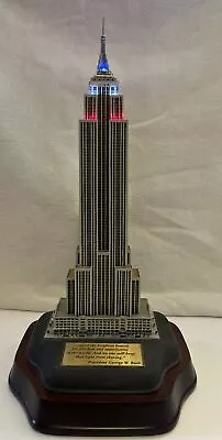 Danbury Mint Lighted Empire State Building W/coa • $40