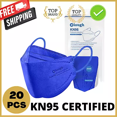 20Pcs KN95 N95 P2 Disposable Face Mask Respirator Protective Masks 5 Layer-Blue • $19.71