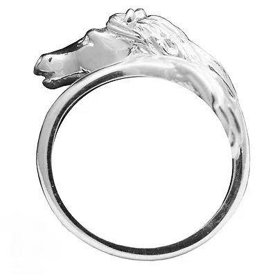 Horse Head Equestrian Ring 9ct & 18ct Gold Fully UK Hallmarked • £340.92