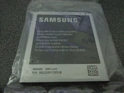 🔋 Samsung 2600mAh B600BE OEM Battery Samsung Galaxy S4 I9500 I959 I9502 I9505 • $14.79