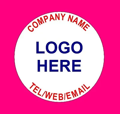 £2.59 • Buy Personalised Business Name Stickers Thank You Seals Your Logo Labels Address