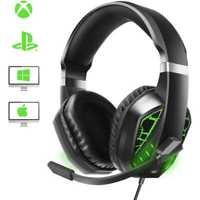 $29.69 • Buy Gaming Headphones Stereo Head-mounted Computer Earphones For XBOX PS4 ONE Switch