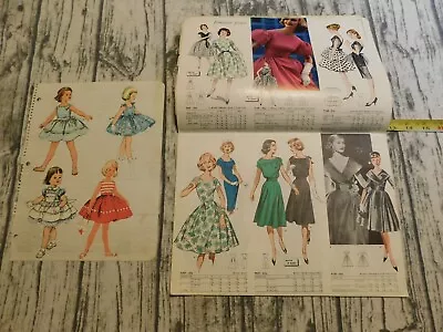 Vtg Sewing Pattern Book 1960 Butterick Catalog Patterns • $40