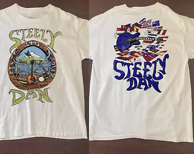 Vintage Steely Dan 1993 World Tour T-Shirt Steely Dan Tour 93 Shirt Steely Dan • $31.99