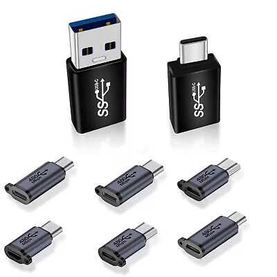 Adapter USB C/Micro USB To Mini USB Connector Type C/Micro Extender USB Fema... • $11.94