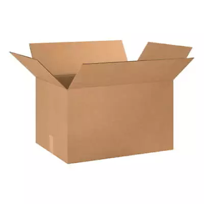 24 X 16 X 14  Corrugated Boxes ECT-32 Brown Shipping/Moving Boxes 15/pk • $81.84