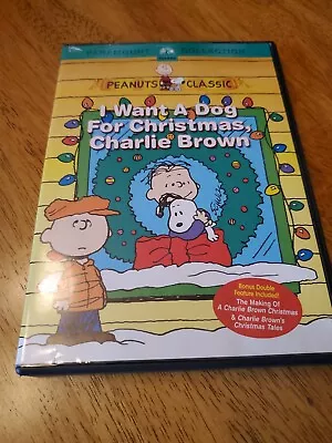 I Want A Dog For Christmas Charlie Brown - Dvd • $9