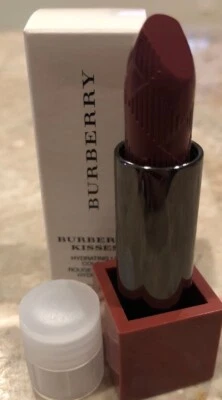 $16 • Buy BURBERRY KISSES HYDRATING LIPSTICK #81 Garnet With Tester Box & Cap