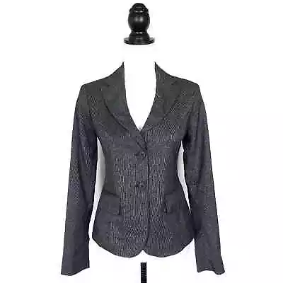 New York & Co Stretch Gray Two-Button Notched Blazer Jacket Size 0 NEW NWT • $50.95