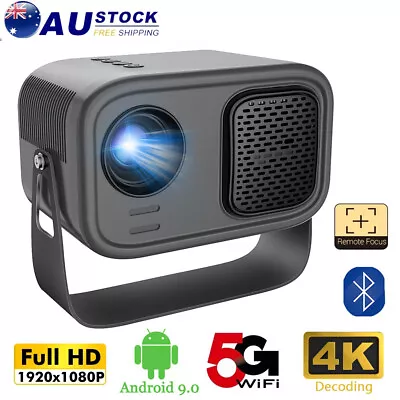 Mini Projector Wifi Home Theater Cinema LED 3D Video Projector 1080P 4K Movie AU • $158.82