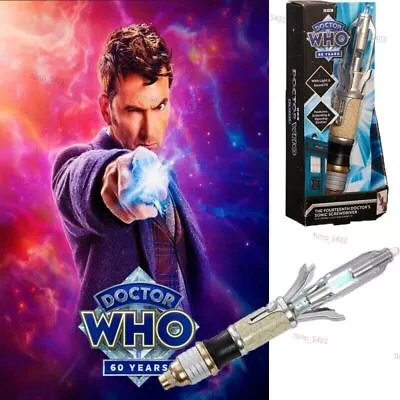 Doctor Who Cosplay The 14Th Doctor's Sonic Screwdriver Toy Light Sounds Model • $29.99