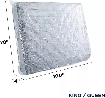 Mattress Cover King Queen Size Mattress + Pillowtop Moving Storage Bag Protector • $12.99