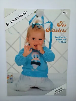 18 Designs For Babies & Toddlers -  Knitting Pattern Book • £3.25