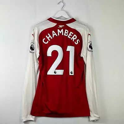 Arsenal 2017/2018 Match Issued Home Shirt - Chambers 21 • £249.99