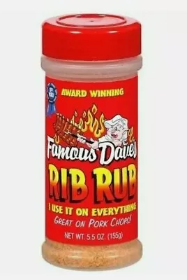 3 Famous Dave's Award Winning Rib Rub Pork Ribs Grilling  • £22.50