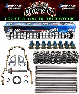 TSP Texas Speed Chopacabra LS Truck Cam Kit With Install & Pushrods 4.8 5.3 6.0L • $520