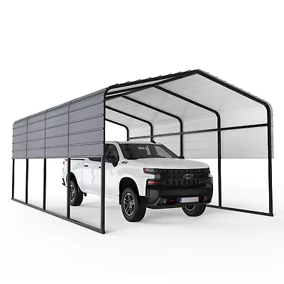 13 X 20ft Metal Carport Garage Outdoor Canopy Heavy Duty Outdoor Car Shed • $1139.99
