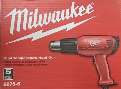 *NEW* Milwaukee 11.6-Amp 120V Corded Dual Temperature Heat Gun 8975-6 • $89.99