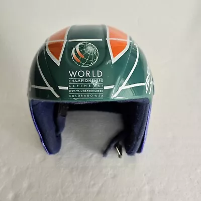 Vintage 90s Briko 1999 World Championships Alpine Ski Vail Medium Helmet VTG • $89.99