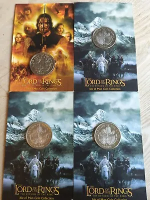 The Lord Of The Rings Return Of The King Isle Of Man Coin Collection 1 Crown X4 • £24.99