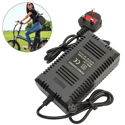 36v 1.5 / 1-6 Amp Lead Acid Battery Charger Razor Electric Bikes Bicycle 36 Volt • £15.32