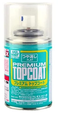 Mr. Hobby B603 Mr. Premium Top Coat Flat Matte Spray Paint 88ml - US • $36.69