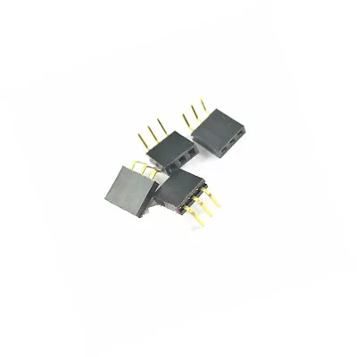 £1.19 • Buy 10pcs 2.54mm Pitch 1x3Pin Header Right Angle Female Single Row Socket NEW 
