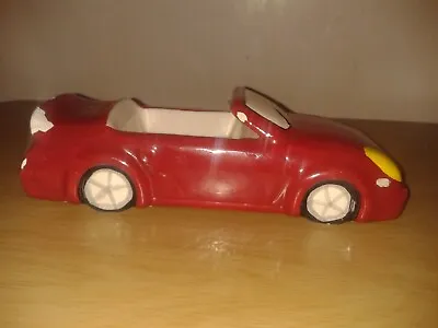 Vintage 'Sporty' Red Car Ceramic Money Box • £7.99