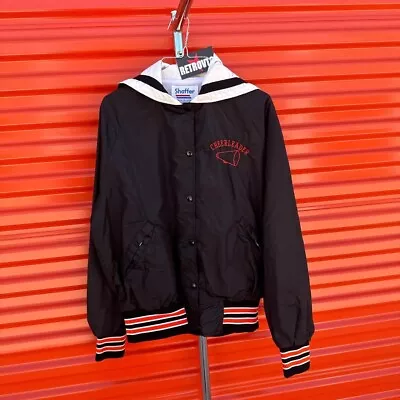 Vintage 90s Varsity Jacket Cheerleader Jacket Size Large 🖤🔥🖤🔥🖤 • $29