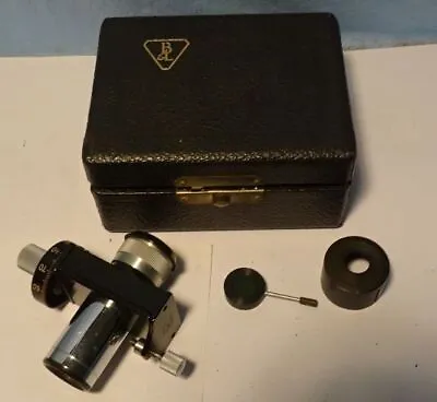 ** Vintage - BAUSCH & LOMB - USA - FILAR Microscope Eyepiece W ORIGINAL OLD BOX • $66.66