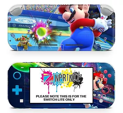 Mario Tennis Aces Nintendo Switch Lite Protective Skin Decal Vinyl Sticker Wrap • £6.99