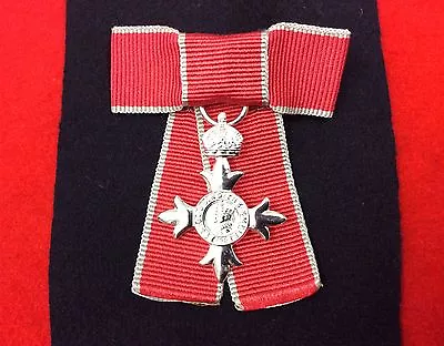 £20.50 • Buy QUALITY MBE MINIATURE ON A BOW Ladies MBE Bow British Empire Medals  