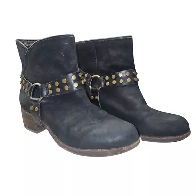 Ugg Australia Darling Harness Black Ankle Boots Size 7  • $89