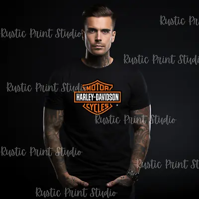 DTF Transfer Ready To Press | Harley Davidson Logo | Motorcycle T-Shirt Design • $7