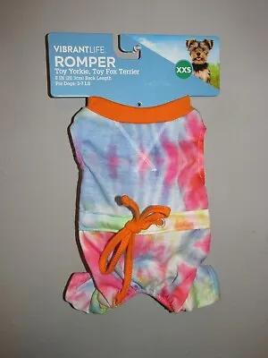 CUTE Tie Dye Dog/Pet Romper (Size XXS  / 3-7lbs) BRAND NEW W TAGS • $7.99