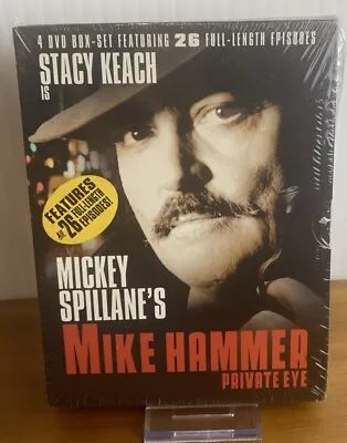 Mickey Spillanes Mike Hammer Private Eye Stacy Keach 4 DVD Set 26 Episodes NEW • $32.99