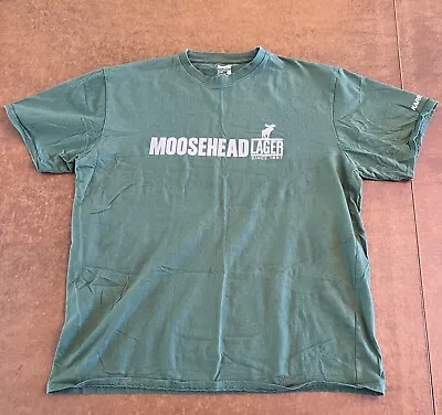 Mens Karbon XL Moosehead Lager  Green T-shirt  • $8