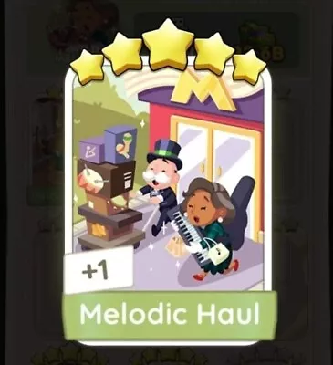 Melodic Haul - Monopoly Go 5 Stars Sticker • $5.70