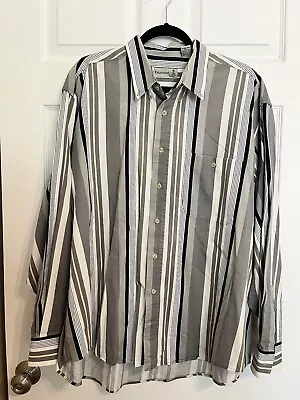 Field Master Men’s Shirt Adult 2XL Black/GrayOutdoors Button Up Long Sleeve Mens • $20