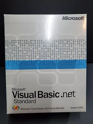 Microsoft Visual Basic .net Standard Version 2002 BRAND NEW SEALED • $25