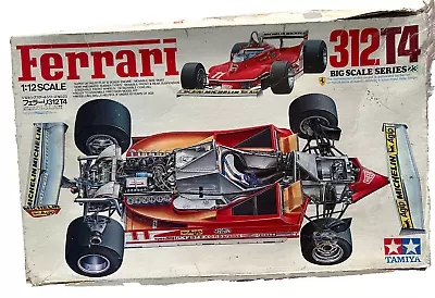 Tamiya 1/12 Scale Ferrari 312T3 Boxed. Big Scale- For Completion Or Spares • £40